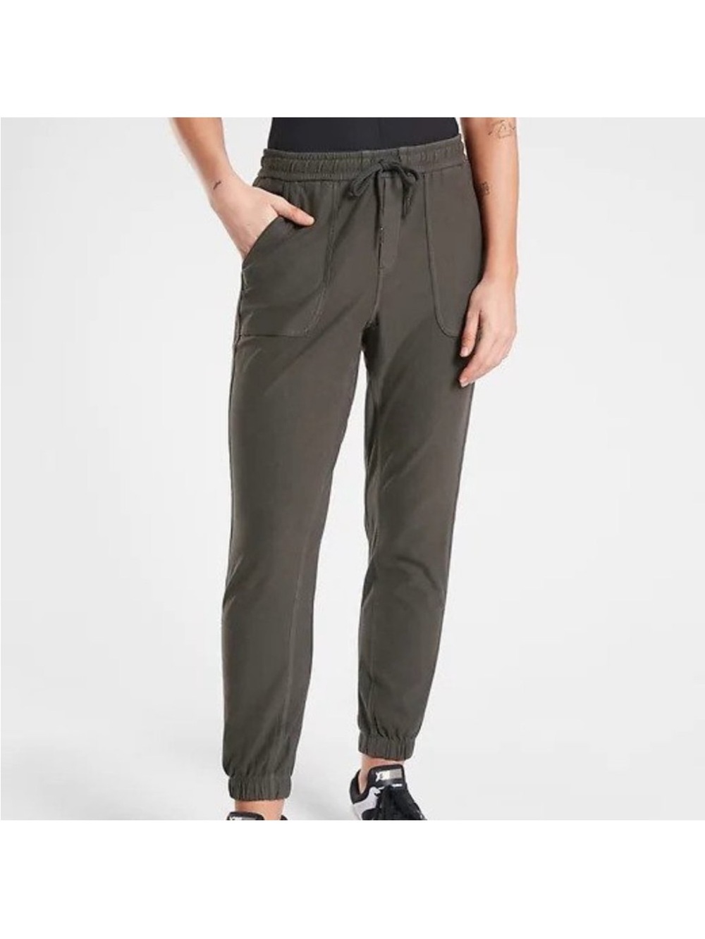 Athleta Olive Drawstring Joggers